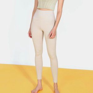 Sand Stretchy Full Length Leggings NWT